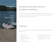 Tablet Screenshot of hajos-surfschule.de